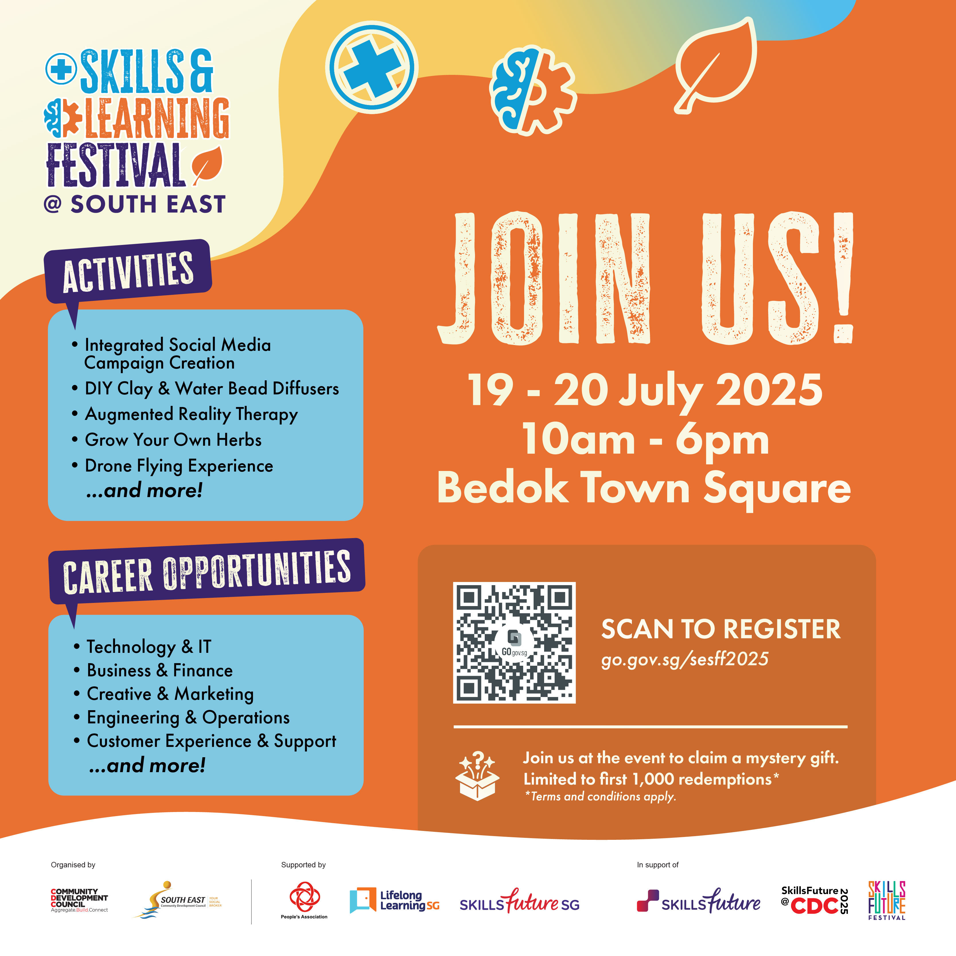 Skills & Learning Festival @ South East 2025 Poster